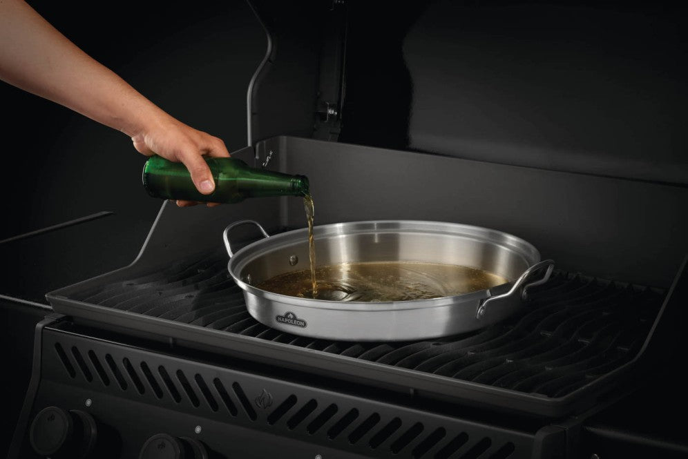 PRO Chicken Infusion Roaster | Stainless Steel Wok | Flavor Infusion Cone | Boiling Plate | Multifunctional Grill Accessory UK | Caterbitz