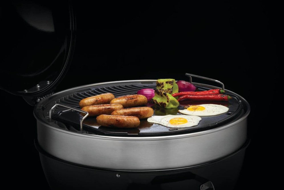Napoleon Cast Iron Griddle | SIZZLE ZONE | Flat-Top Cooking | Integrated Grease Channels | Durable | BBQ Accessory