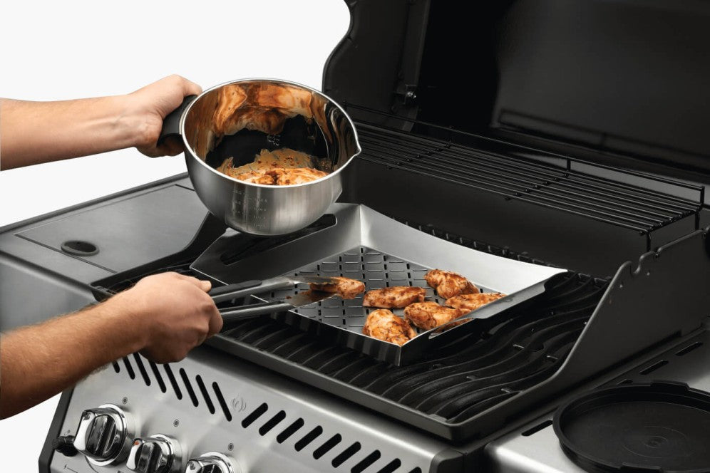 3 Piece Marinating Bowl Set | Stainless Steel Bowls | Airtight Lids | Non-Slip Base | Kitchen & Grill Accessory UK | Caterbitz