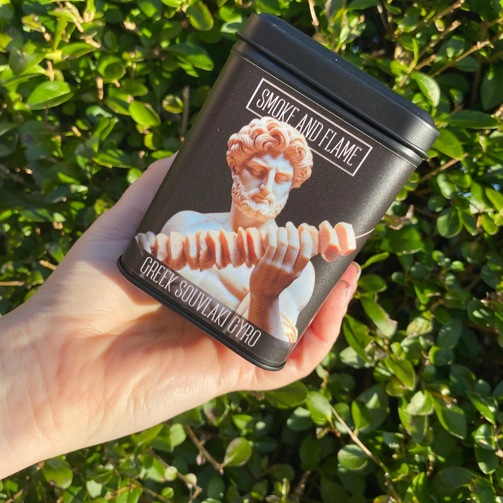 Smoke and Flame Greek Souvlaki Chicken Gyro