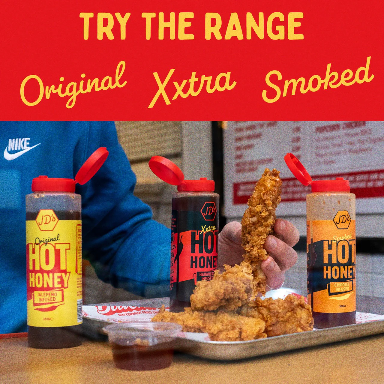 JD's XXTRA Hot Honey - 260g